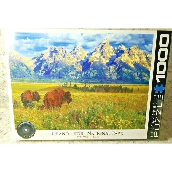 Grand Teton National Park Eurographics‎ Photography 1000 Piece Puzzle SEALED - Picture 1 of 5